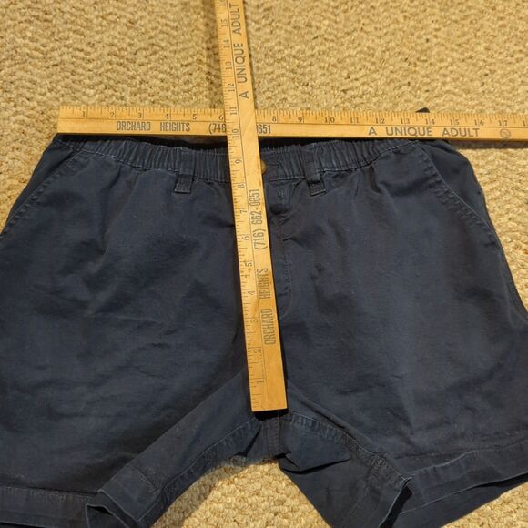 Chubbies Originals Stretch Shorts Mens Medium Blue Elastic Waist Chino Casual - Picture 2 of 8